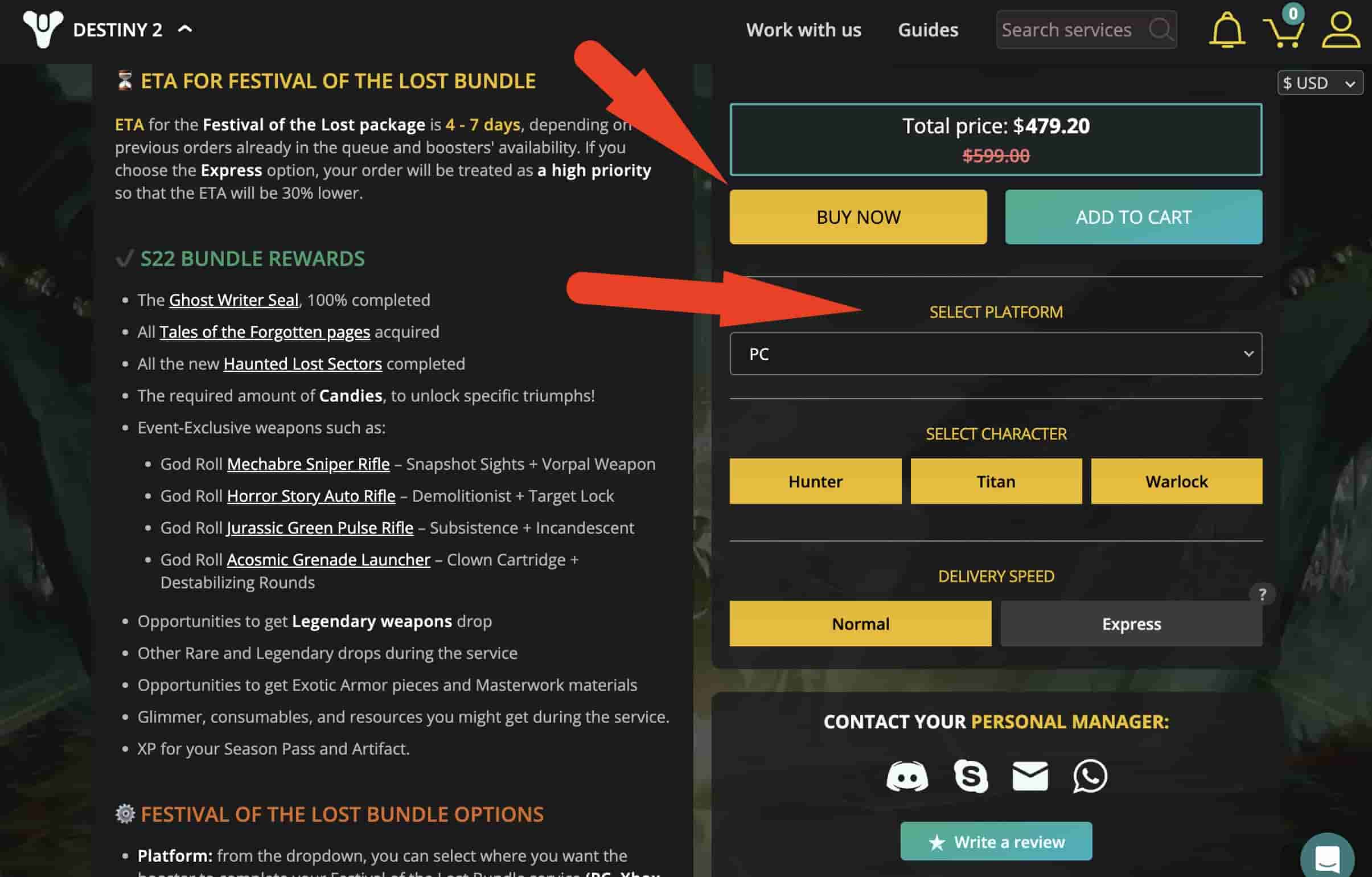 choose options Kboosting