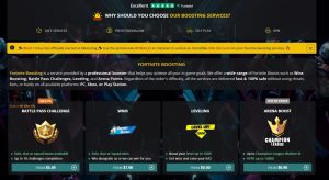 Fortnite Boosting Services